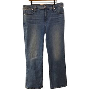 Madewell, Jeans, Mid-Rise Kick Out Jeans, Stretchy, Women's Sz 33T, L- 41.5 Inch